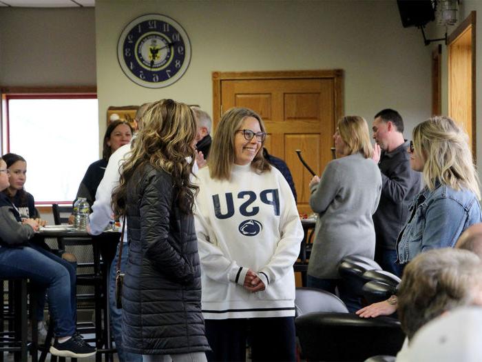 Alumni, family and friends gathered together for a tailgate at Showers Field during We Are Weekend at Penn State DuBois.